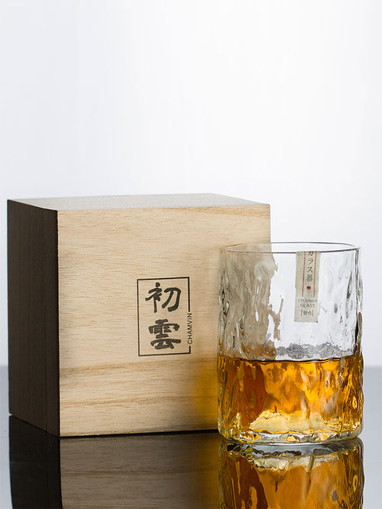 Limited hand-made Chuyun cup Japanese whisky cup Hammer beer Western wine glass design glass ins wind