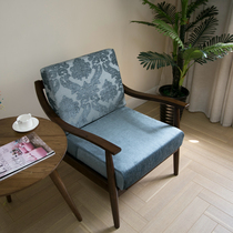 Customized European-style high-density sponge cushion solid wood sofa cushion cover all-inclusive fabric sofa cover cushion can be removed and washed