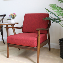 Customized high-density sponge cushion solid wood sofa cushion cover all-inclusive fabric sofa cover card seat tatami chair cover