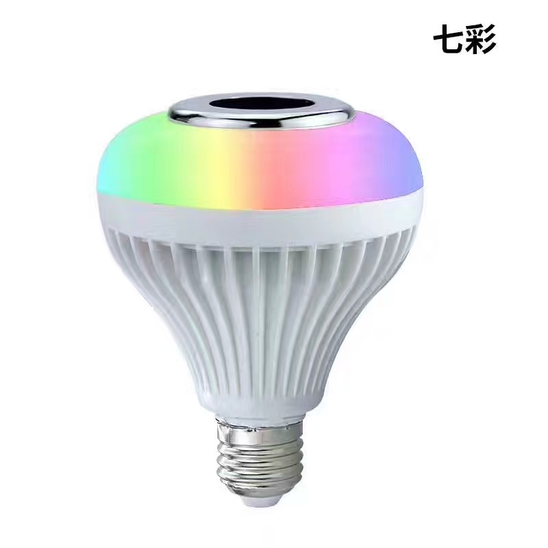 LED music smart bulb mobile phone bluetooth wireless remote control home e27 screw mouth small table lamp bulb energy-saving lamp