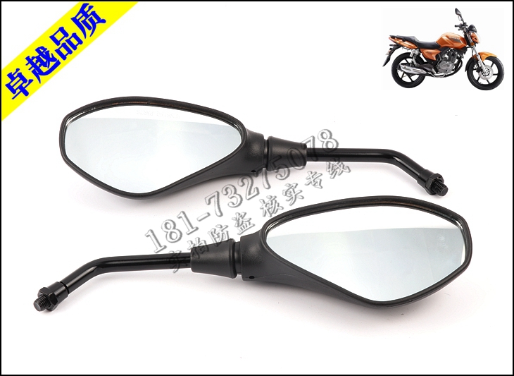 Xe máy Qianjiang QJ125-19 Chạy 26A Yulong Qianjianglong QJ150 Gương chiếu hậu Kim cương Gương kính chiếu hậu kiểu