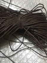 1 1 5 Coffee Wax Line Bracelet Necklace Jade Pendant Lanyard Woven Rope 130 m