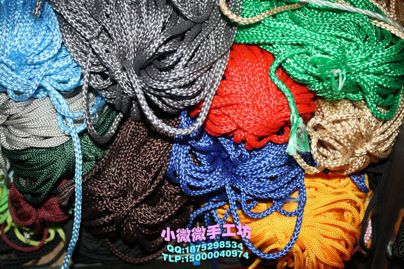 5mm eight-strand braided rope color polypropylene rope solid rope black nylon rope eight-strand core rope lanyard rope 95 meters