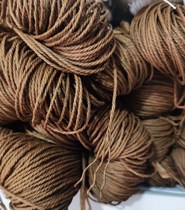 Coffee pizza box pastry rope baking packaging banding cake box packing rope 3 strands Kraft paper rope 200 m