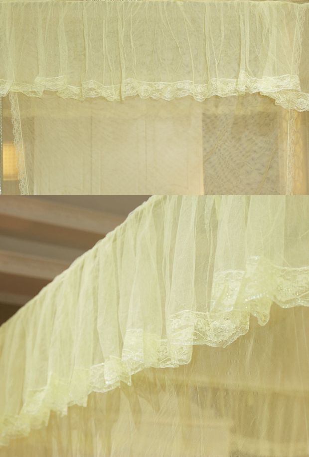 Cửa lưới chống muỗi 1,5m giường 1,8m Giường 1,2 m cửa đôi hộ gia đình đơn chiều cao đặc biệt sàn chống muỗi - Lưới chống muỗi màn tròn phòng ngủ