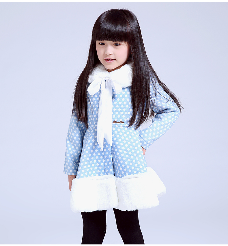 Manteau pour fille DEESHA en mélange - Ref 2162287 Image 27