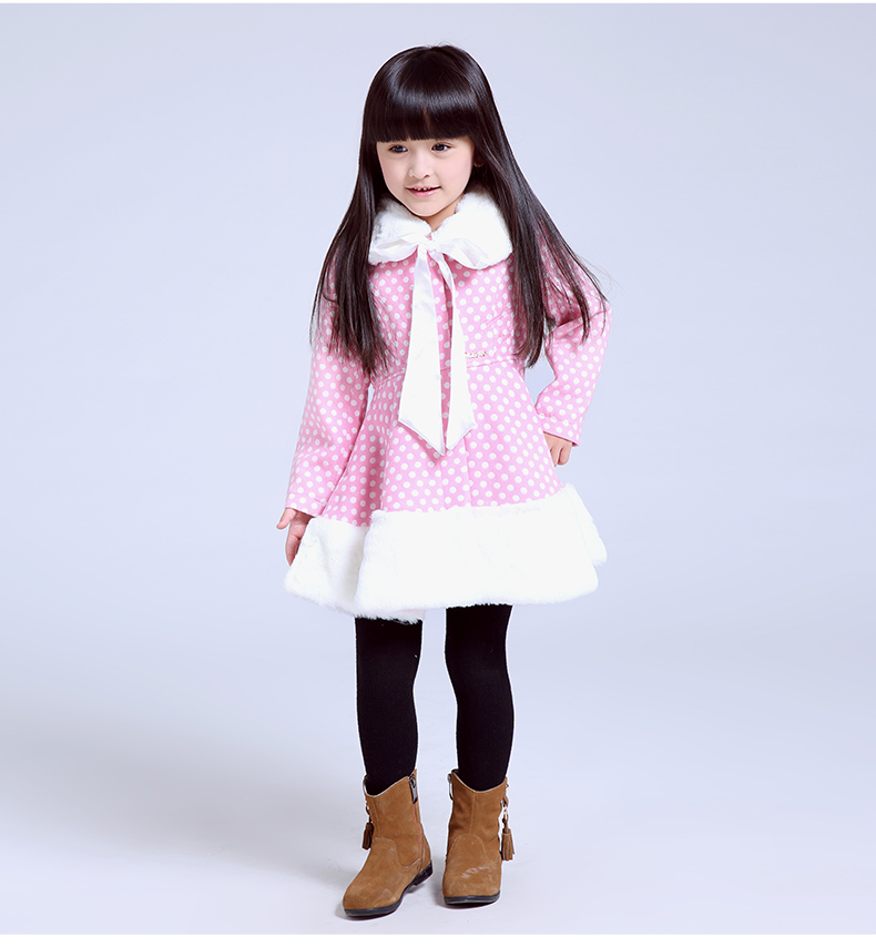 Manteau pour fille DEESHA en mélange - Ref 2162287 Image 31