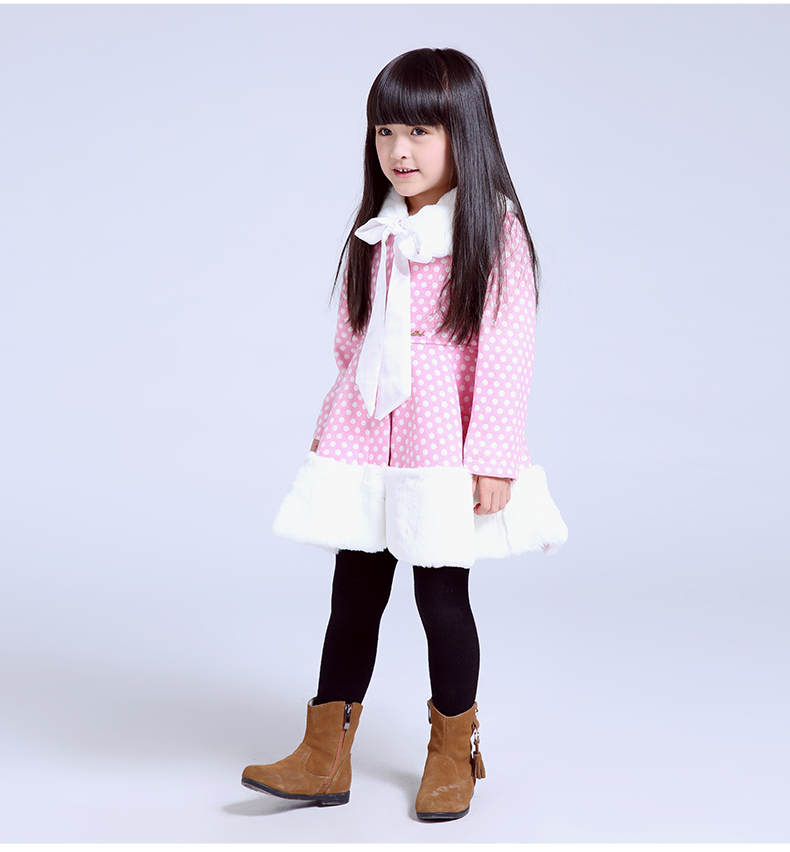 Manteau pour fille DEESHA en mélange - Ref 2162287 Image 30