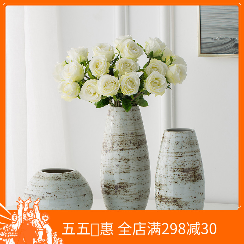 Jingdezhen ceramic vases, I and contracted study furnishing articles sitting room creative fashion hydroponic flower arranging flowers vases