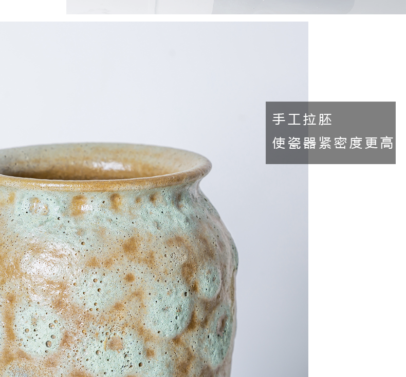 New ceramic furnishing articles in the New Chinese style restoring ancient ways is dried flowers sitting room porch TV ark adornment of I and contracted hydroponics