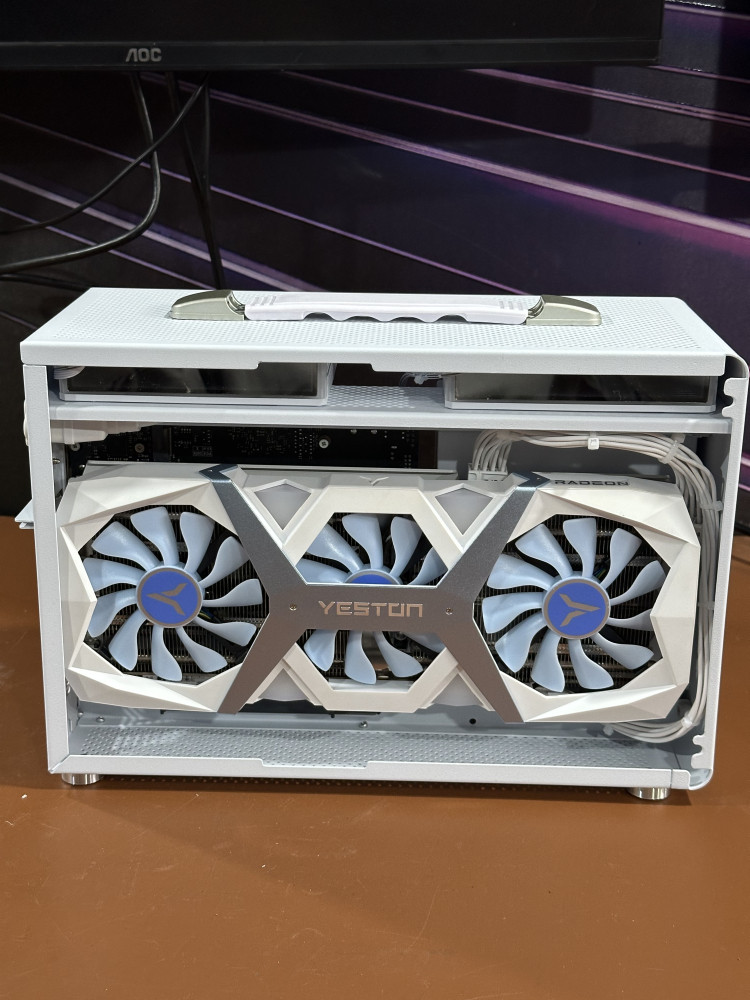 I7 14700F/13700/5060Ti 16g Complete Machine Mini Itx Host Bkb Back Plug Satchel Desktop Computer