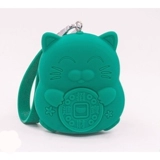 Силиконовая ключница, кошелек, система хранения, милый брелок, креативные монеты, на удачу