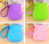 Силиконовая ключница, кошелек, система хранения, милый брелок, креативные монеты, на удачу