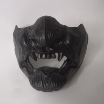  Soul of Tsushima mask half-face Japanese samurai cos Halloween horror funny shaking sound game Prajna props