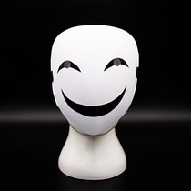 Leech mask cos black contractor bullet mask pvc smiley face crying face shadow halloween horror mask clown