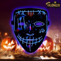  New V-word vendetta team mask luminous horror scary shaking props Halloween clown death led party mask