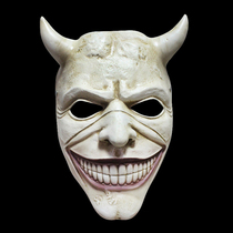 black phone mask full The black phone halloween horror cos predator detachable resin mask