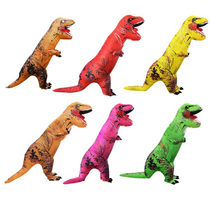 Dinosaur inflatable suit props parent-child funny cos Tyrannosaurus rex Halloween horror decoration inflatable dress up costume
