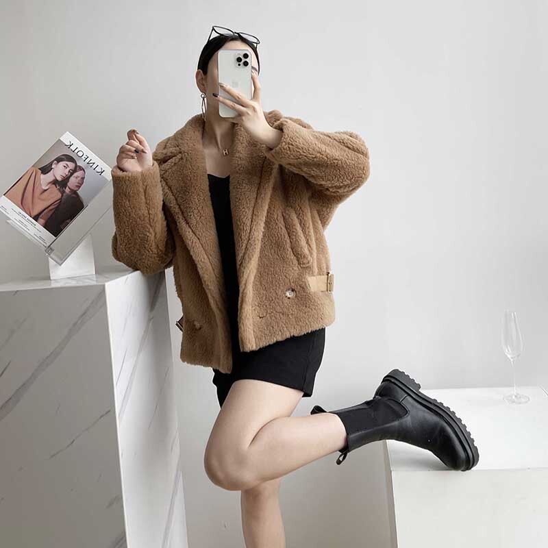 2026 Winter New Model m Brand 1951 Commemorative Edition Teddy Bear Coat Short Jacket Fur Coat for Women 2026 Winter New Model m Brand 1951 Commemorative Edition Teddy Bear Coat Short Jacket Fur Coat for Women