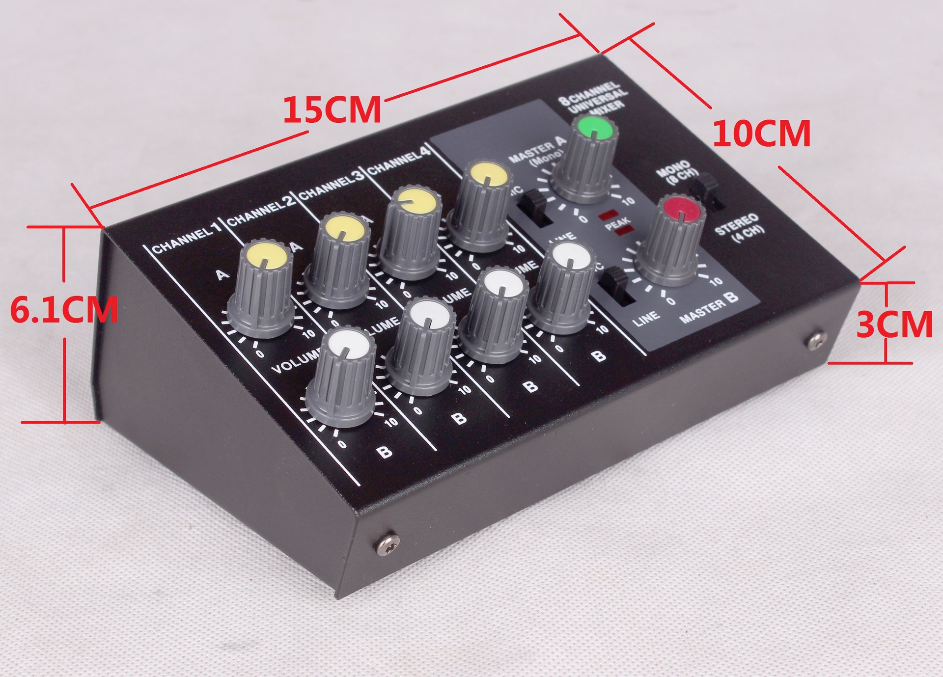 Công cụ trộn micrô 8 kênh thiết bị mở rộng đa kênh thiết lập hiệu ứng trực tiếp điều chỉnh micrô karaoke - Nhạc cụ MIDI / Nhạc kỹ thuật số micro excelvan
