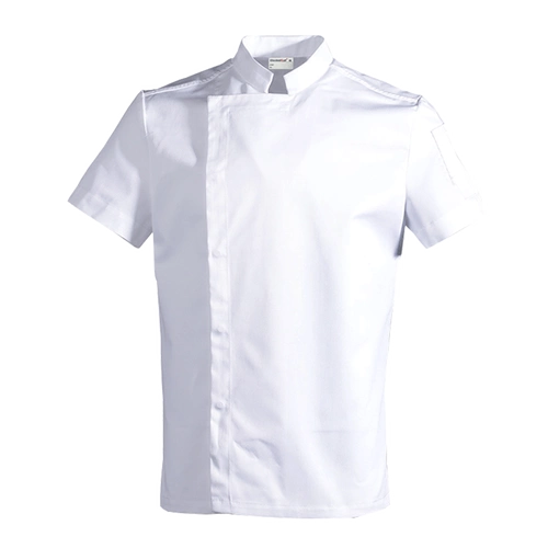 Шеф-повар костюм с короткими рукавами весна и лето тонкий стиль западный ресторан ресторан кухня шеф-повар костюм мужчина дышащий кухонный верхний половинный рукав