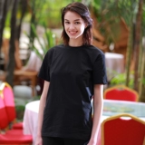 Кофейная весенняя летняя футболка для работы подходит для мужчин и женщин, короткий рукав