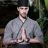 Шеф-повар kimono в японском стиле кулинарная одежда кухня суши-ресторан кухонные вершины