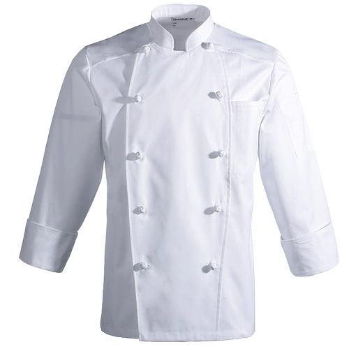 Кеф -повар с длинной кассевкой в ​​западном ресторан