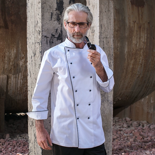 Шеф -повар Работая одежда с длинными рукавами западная ресторан кухонная одежда кухонная одежда ресторан кухонная одежда мужская одежда шеф -повара осень и зимняя одежда