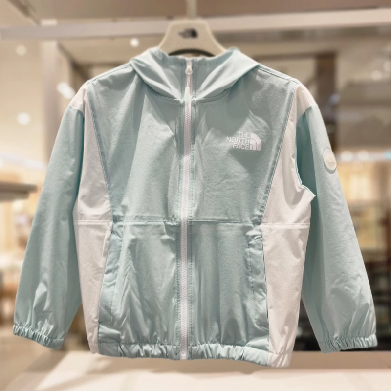 Korean Brand North Face Summer Children's Thin Jacket Skin Coat for Boys and Girls