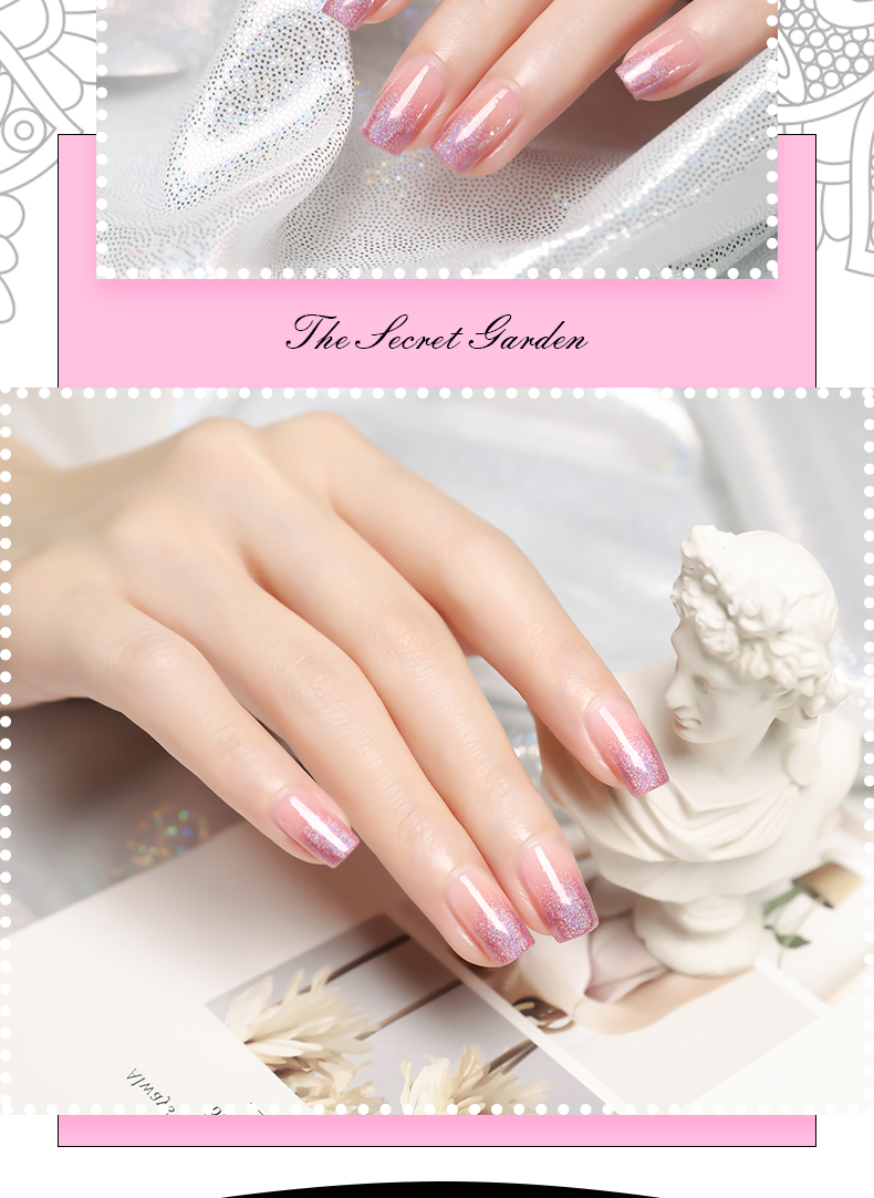 Sweet Color Secret Garden Sở Summer Net Red Không độc hại Tẩy tế bào chết cho nữ Ba Lan - Sơn móng tay / Móng tay và móng chân nail đỏ rượu