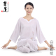 16 Yulian thiền nhà đầm đầm bông nữ mùa hè lanh dòng Phật nữ lỏng lẻo lớn mã thiền yoga phù hợp