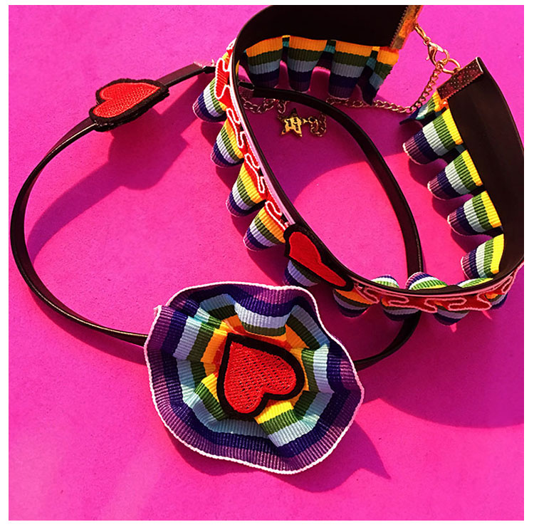 Thương hiệu thủy triều gốc phong cách thiểu số Hàn Quốc handmade mùa xuân hè hè thời trang tình yêu cầu vồng thời trang vòng chân vòng chân vòng chân bạc nữ đẹp