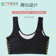 Thin Black Cotton Bra for Teenage Girls, Anti-Bump Design, Suitable for Growth Period, Student Sports Vest, Summer Beauty Back Style