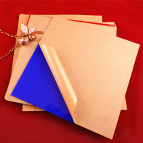 Blue opaque acrylic panel plexiglass plate 2mm3mm5mm thick zero cut laser engraving custom