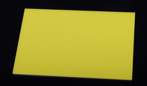 Yellow opaque acrylic plate yellow plexiglass plate according to the drawing processing custom-made zero cut 2mm 5mm