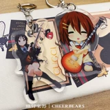 Мультяшные дизайнерские музыкальные инструменты, акриловая гитара, милый брелок, подарок на день рождения