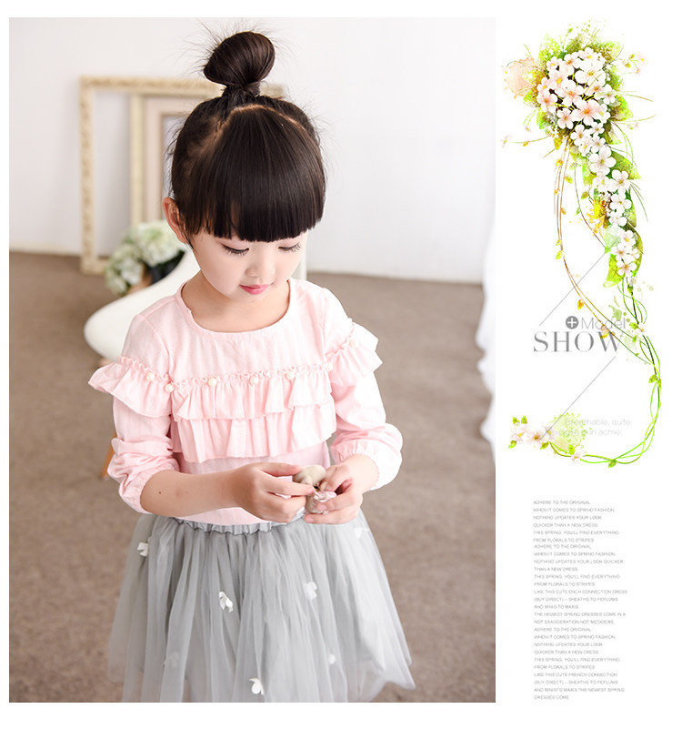 Chemise fille à manche longue - Ref 2086242 Image 15