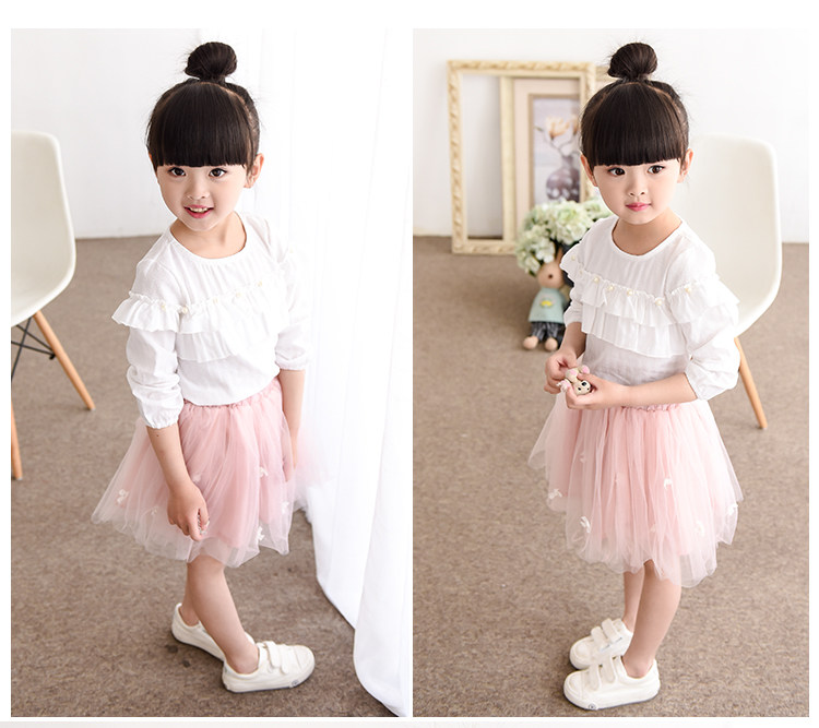 Chemise fille à manche longue - Ref 2086242 Image 23