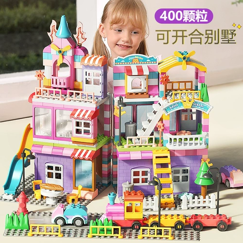 Конструктор, замок, вилла, игрушка, 6 лет