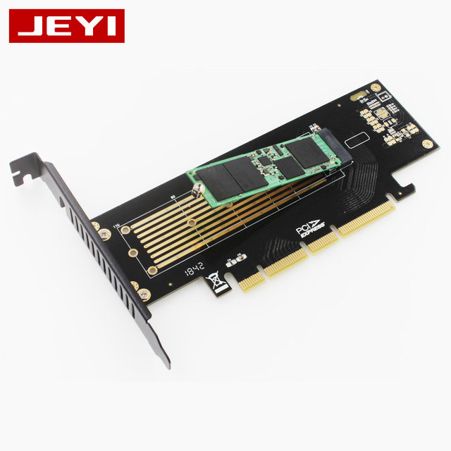 Jiayi Sk18 Nvme Adapter Card M.2 Expansion Card Nvme to Pcie X4 X16 M.3 Supports 22110