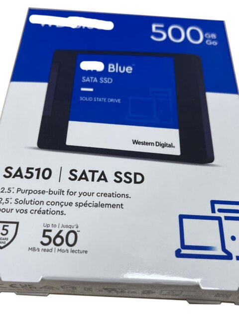 Wd/Western Digital Blue Sata 500g Biue Series Sa510 1t 250g Solid State Drive New Model