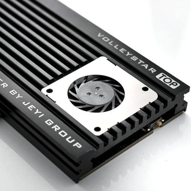 Jiayi Linglong Star-Pro M.2 Nvme Adapter Card Pcie Ssd Expansion Card Rgb All-Aluminum Four-Sided Cooling