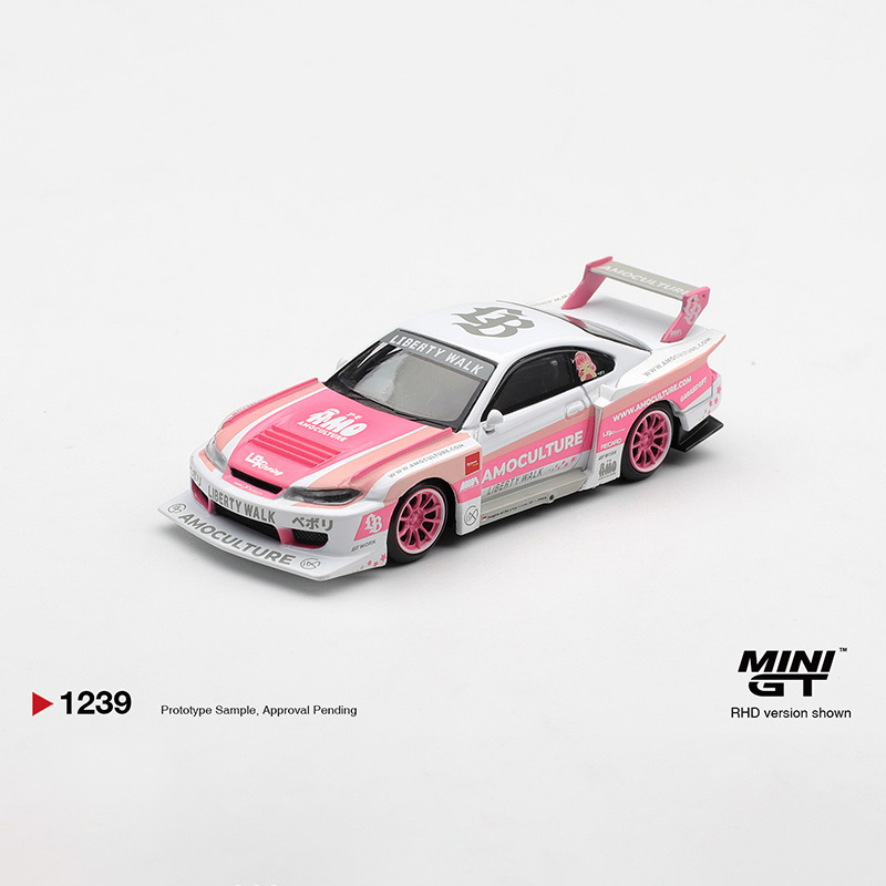 Minigt 1:64 Nissan Silvia S15 lb Wide Body Modified Alloy Car Model 1239 Minigt 1:64 Nissan Silvia S15 lb Wide Body Modified Alloy Car Model 1239