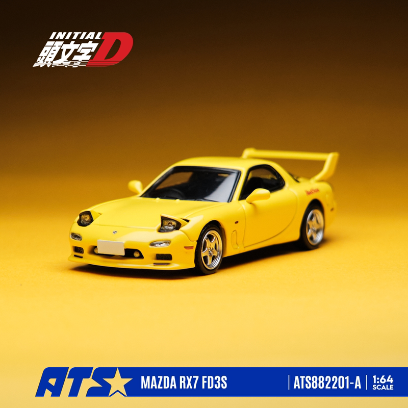 Ats 1:64 Mazda Mazda Rx7 Fd3S with Functional Lights, Realistic Alloy Car Model Ats 1:64 Mazda Mazda Rx7 Fd3S with Functional Lights, Realistic Alloy Car Model