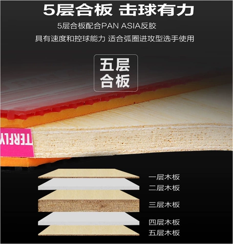 Ракетка с бабочкой для тренировок для пин-понга для настольного тенниса, подходит для начинающих