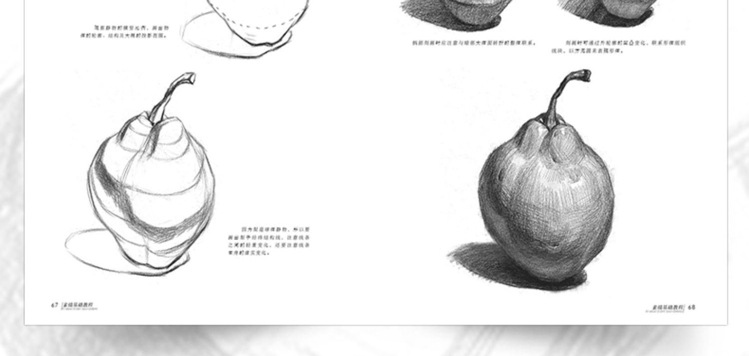 经典全集 素描零基础初自学入门教程材书籍者铅笔手绘画画册本从单个体石膏几何体成人美术的诀窍临摹范本到精通套人物考级杨建飞