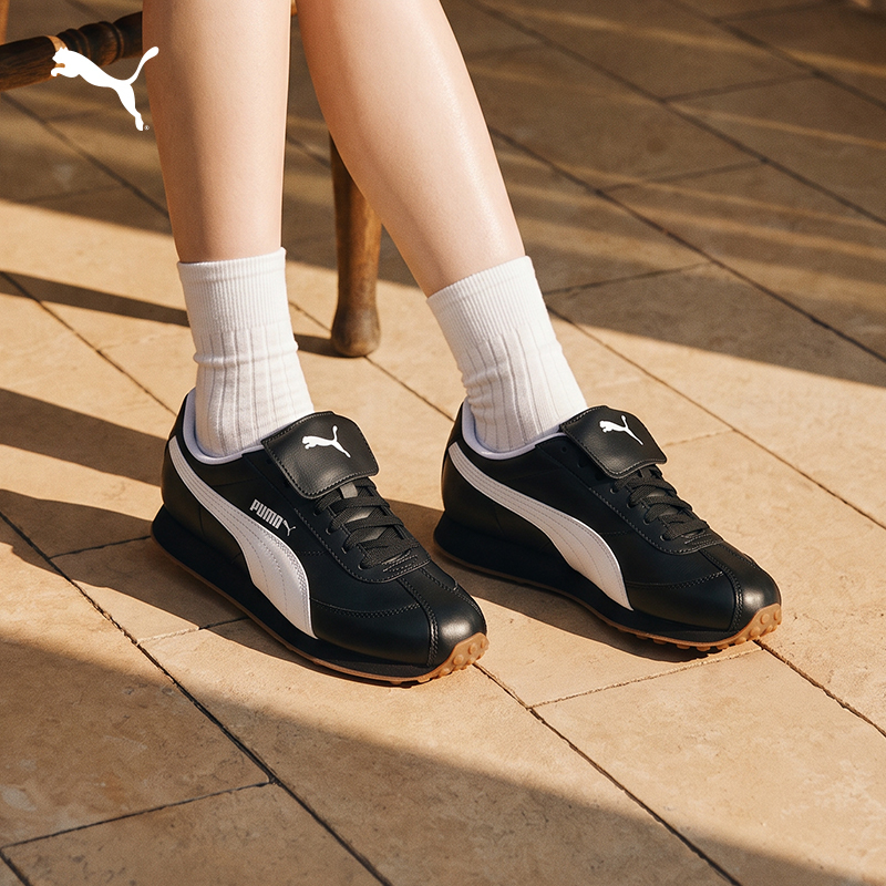 Retro Running Shoes | Retro Silver T-Toe Flip-Top Shoes for Men and Women Puma Official Casual Shoes Turin 410479