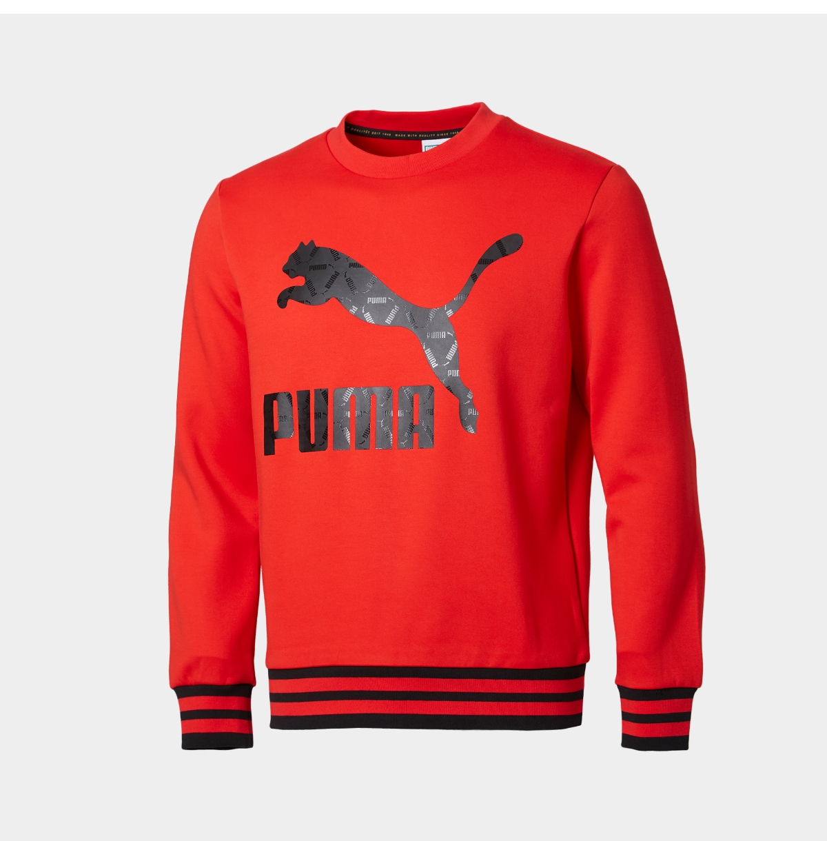 PUMA Hummer Áo len cổ tròn nam chính thức LUXE PACK 579092 - Thể thao lông cừu / jumper áo khoác thu đông nữ