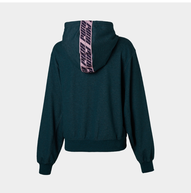 PUMA Hummer chính thức xác thực Phụ nữ khâu mũ trùm đầu thể thao và áo len giải trí 517384 - Thể thao lông cừu / jumper áo thun nam tay dài cổ bẻ